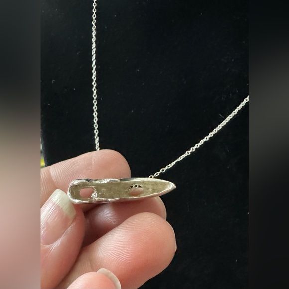 Vintage Native American 925 Sterling Silver 3D Zuni bear Pendant & 18” Necklace - Picture 6 of 7